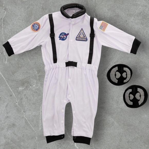 🆕NASA Kids White Astronaut Costume - Picture 7 of 13